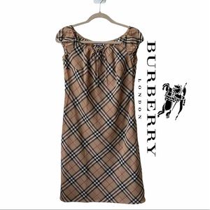 Burberry Checkered Summer Trendy Casual Dress